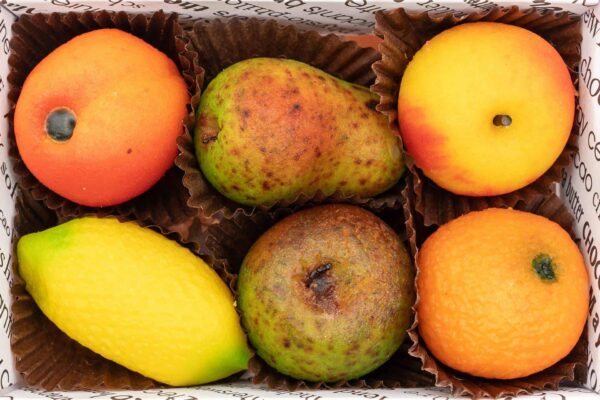 6 Box of Marzipan Fruit